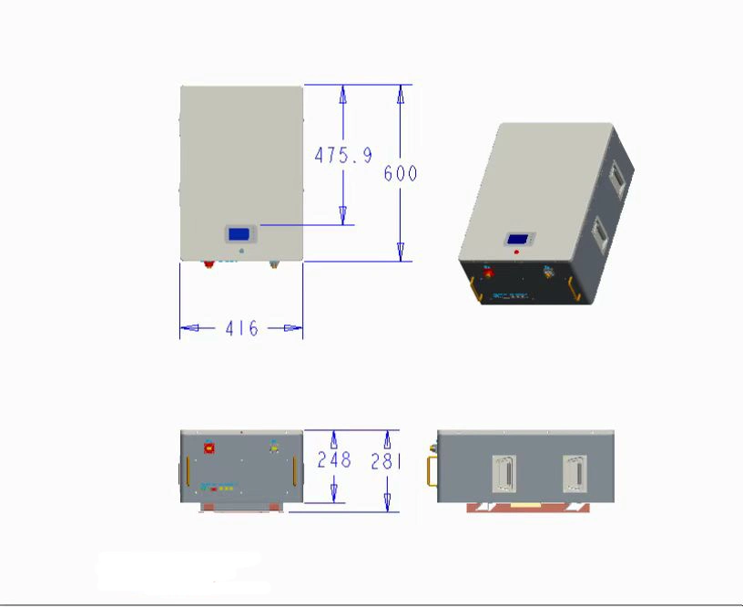 Archibald New Design Rechargeable LiFePO4/Lithium Ion Battery 48V (51.2V) 200ah Power Wall Ith Heating Function / Low Temperature Charging