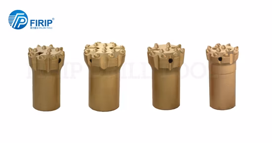 Strumenti di perforazione della presa di fabbrica Punte del foro del martello di DTH Mining Punta del trapano del filo balistico del carburo della roccia